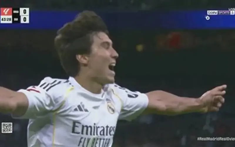 الريال ضد ريال أوفييدو.. جونزالو جارسيا يسجل الهدف الأول لـ ريال مدريد في مرمى ريال أوفييدو في الدوري الإسباني
